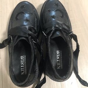 Black Killstar Creepers Size 5